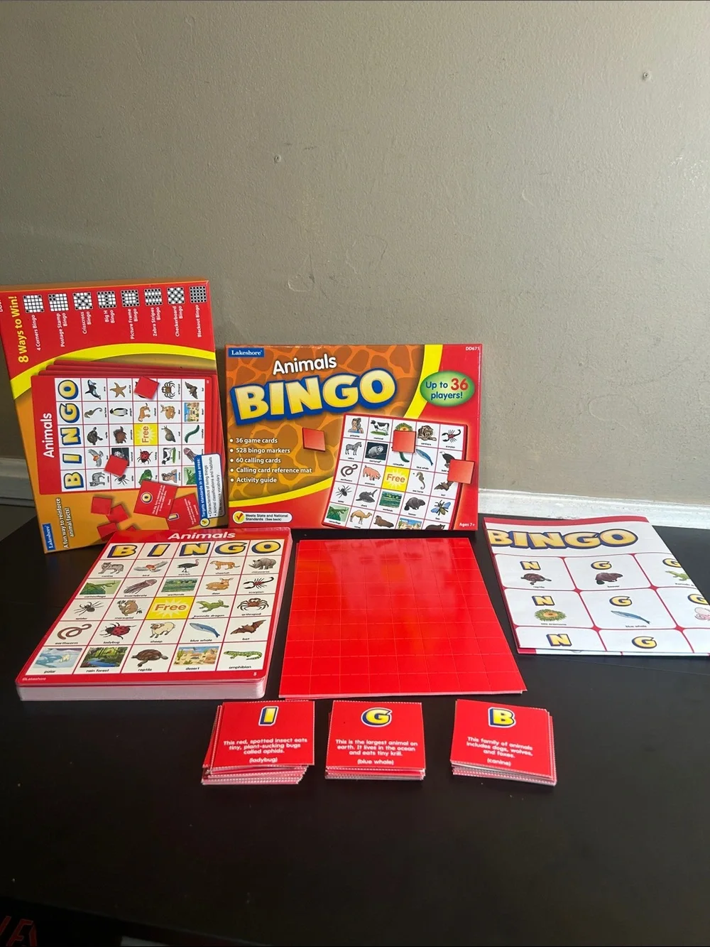 Lakeshore Learning Animals Bingo Game